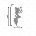Medinis dekoras ORN 10014-S (pora)